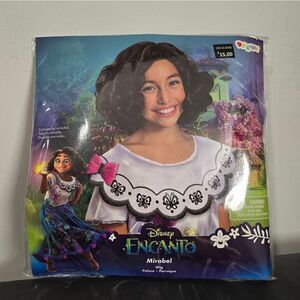 Kids Disney Encanto Mirabel Madrigal Halloween Costume Dress Up Wig, New